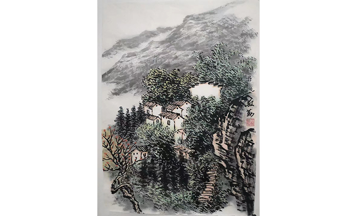 王敬勤-水墨山水